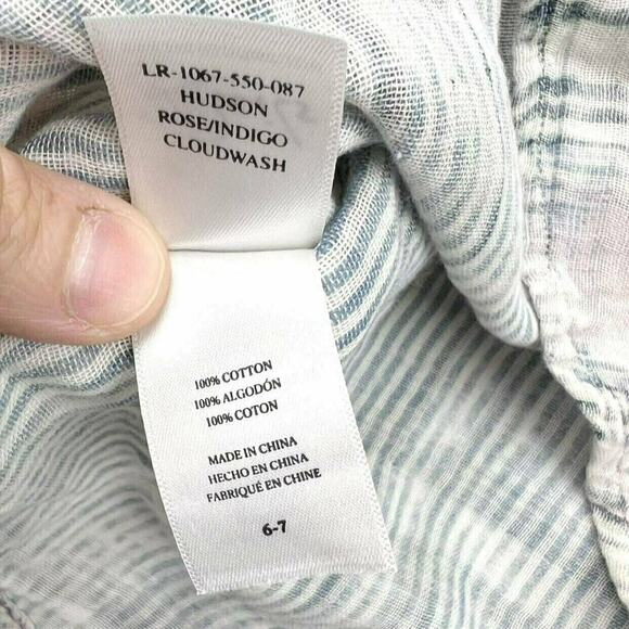 NWT Rails Button Double Gauze Down Shirt - Picture 7 of 9